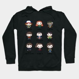 Stranger Things Kids Fan Art Chibis Hoodie